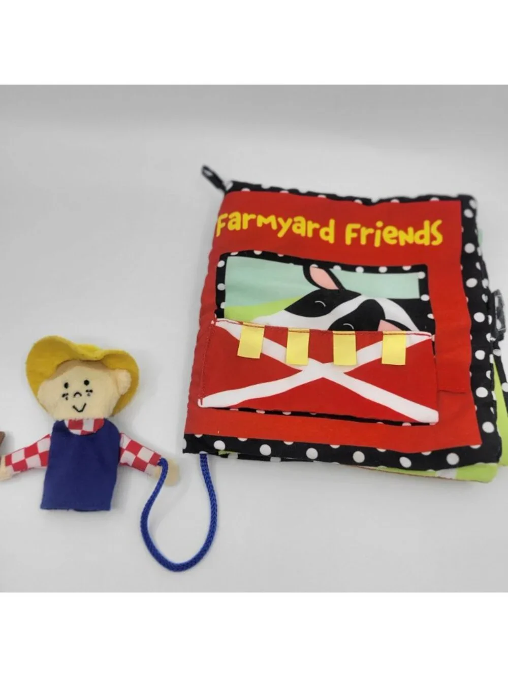 Baby Cloth Book Lot 6 Books for Baby or Toddler - Sensory Crinkle Fine Motor